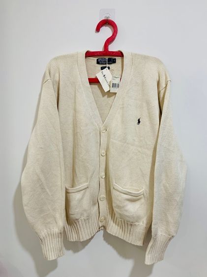 เบจ แขนยาว เสื้อไหมพรมโปโล POLO Ralph Lauren แท้ 💯 size L ขนาด อก 23.5 หน้ายาว 26.5 นิ้ว สภาพใหม่ป้ายห้อย ดีเทลสวย เนื้อผ้าดีมากนิ่มใส่สบาย ครัว