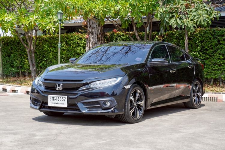 Honda Civic 2020 1.5 Turbo RS Sedan เบนซิน ไม่ติดแก๊ส เกียร์อัตโนมัติ ดำ รูปที่ 3