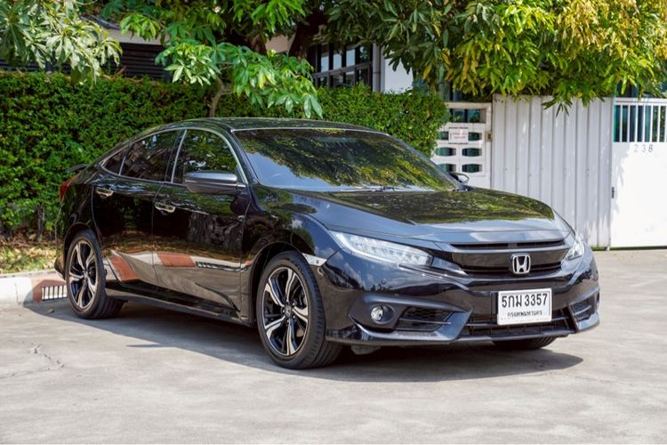 Honda Civic 2020 1.5 Turbo RS Sedan เบนซิน ไม่ติดแก๊ส เกียร์อัตโนมัติ ดำ รูปที่ 2