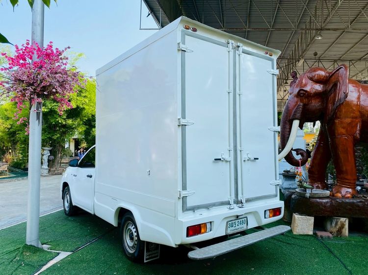 Toyota Hilux Revo 2021 2.4 Entry Pickup ดีเซล ไม่ติดแก๊ส เกียร์ธรรมดา ขาว รูปที่ 4