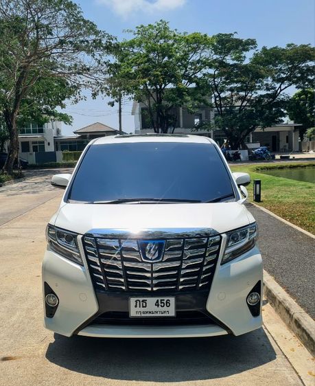 Toyota Alphard 2015 2.5 HV 4WD Van ไฮบริด ไม่ติดแก๊ส เกียร์อัตโนมัติ ขาว รูปที่ 2