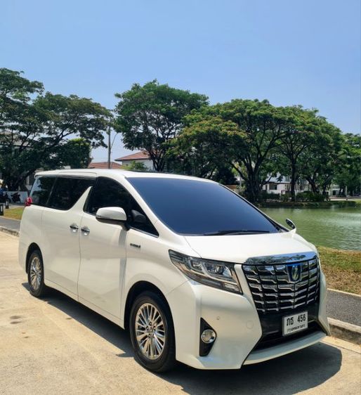 รถ Toyota Alphard 2.5 HV 4WD สี ขาว