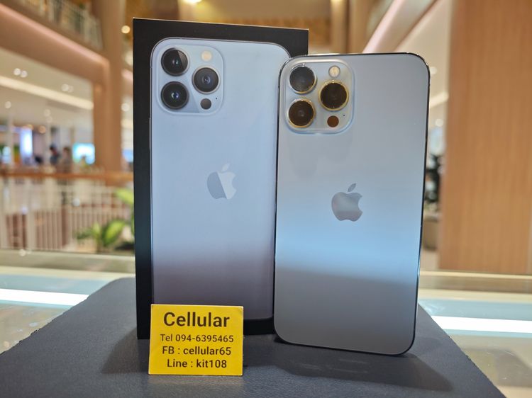 256 GB อื่นๆ iPhone 13 Pro Max 256GB Batt100 สภาพสวยมาก เครื่องไทย ครบกล่อง