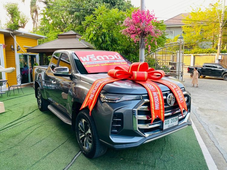 MG Extender 2022 2.0 Grand X Pickup ดีเซล ไม่ติดแก๊ส เกียร์ธรรมดา เทา รูปที่ 3