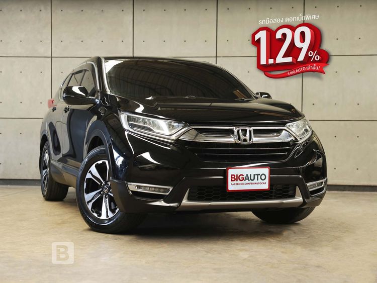 Honda CR-V 2019 1.6 DT E Utility-car ดีเซล ไม่ติดแก๊ส เกียร์อัตโนมัติ ดำ