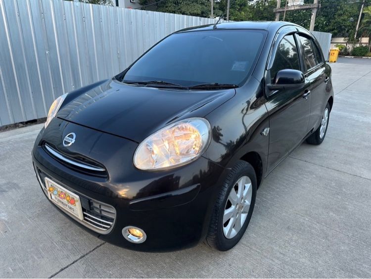 Nissan March 2013 1.2 V Sedan เบนซิน เกียร์อัตโนมัติ ดำ