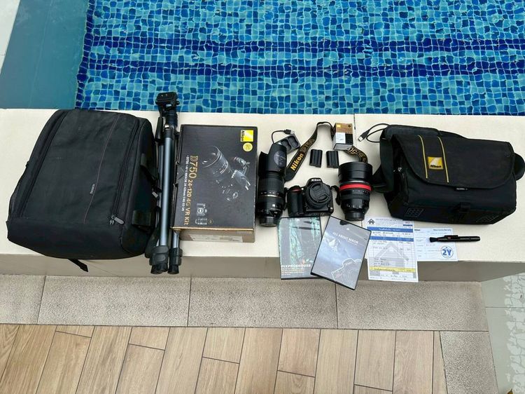 กล้อง DSLR กันน้ำ nikon d700 พร้อมเลนส์ Fix , Wide และ Tele 