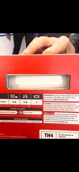 ขอขายเครื่องnintendo switch 2 ครบทุกอย่าง มีกล่องเเดงเพิ่งซื้อวันที่28มีนา 69ตอนประมาณบ่าย3 มีเคสใสเเละติดฟิลม์ให้เเล้ว รับประกันจอ18เดือน รูปที่ 3