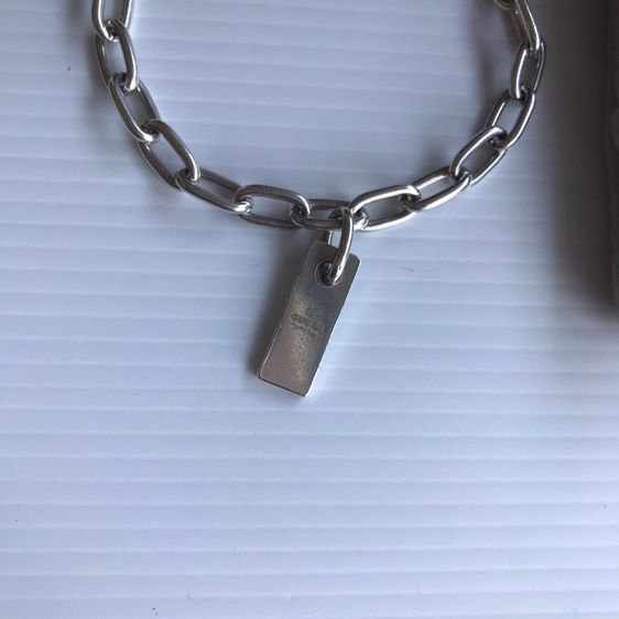 GUCCI Silver Bracelet for Men รูปที่ 2