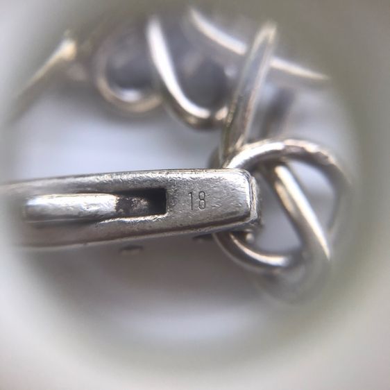 GUCCI Silver Bracelet for Men รูปที่ 5