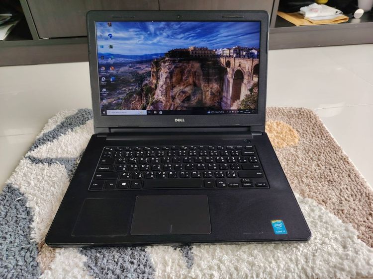 วินโดว์ 4 กิกะไบต์ VGA ไม่ใช่ Dell inspiron 14 3458 Core i3 5005u 2.0 Ghz RAM 8 Gb SSD 120 GB จอ 14 นิ้ว