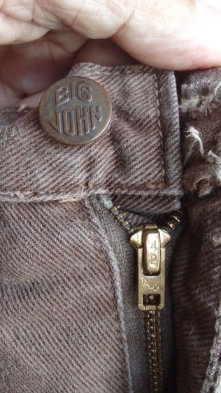 Vintage Big John TALON Zip Fade Heavy สาย work  , grunge , fade lovers รูปที่ 6