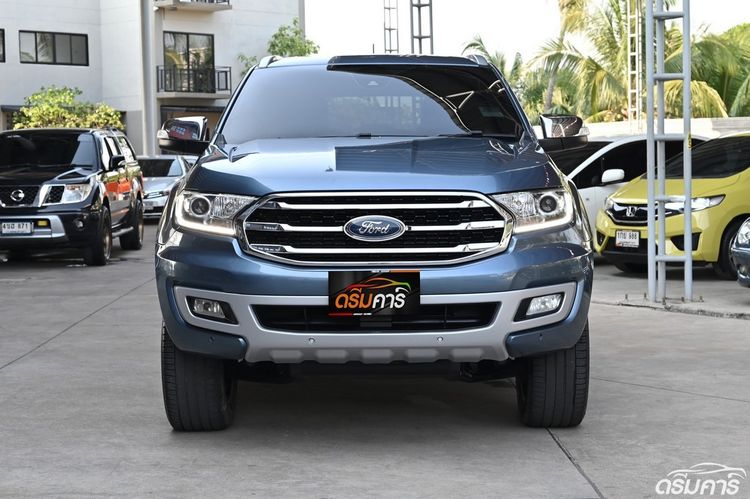 Ford Everest 2019 2.0 Titanium Plus Utility-car ดีเซล ไม่ติดแก๊ส เกียร์อัตโนมัติ ฟ้า รูปที่ 2