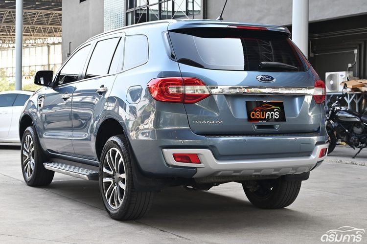 Ford Everest 2019 2.0 Titanium Plus Utility-car ดีเซล ไม่ติดแก๊ส เกียร์อัตโนมัติ ฟ้า รูปที่ 3