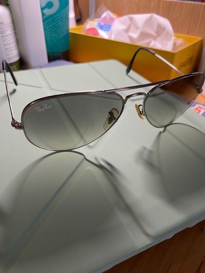 แว่นมือสอง ใช้เอง สภาพดีราคาถูก RayBan 3025(MADE IN ITALY) CE รูปที่ 3