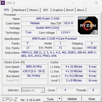 CPU AMD Ryzen 3 3100 พร้อมชุดพัดลม รูปที่ 6