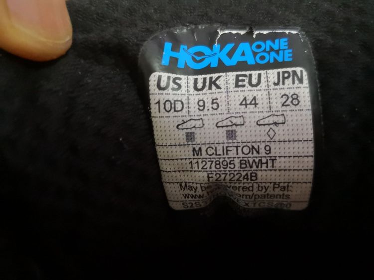 ขายรองเท้า Hoka Clifton 9 Size 28cm สภาพดี  รูปที่ 10
