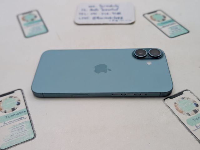 iPhone 16 Plus 128 ศูนย์ไทย อายุ 7 วัน รอบชาร์จ 5 รอบ สภาพใหม่เอี่ยม อุปกรณ์ครบยกกล่อง ประกันยาว สุขภาพแบต 100 เพียง 23,590 บาท ครับ รูปที่ 5