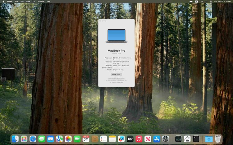 Apple Mackbook Pro 16 Inch แมค โอเอส อื่นๆ อื่นๆ ไม่ใช่ MacbookPro 16" 2019 2.3GHz 8-Core Intel Core i9 SSD 2TB AMD RadeonPro 5500M