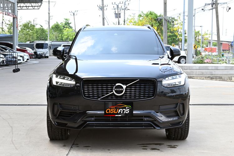 Volvo XC90 2021 2.0 T8 R-Design 4WD Utility-car ปลั๊กอินไฮบริด (PHEV) ไม่ติดแก๊ส เกียร์อัตโนมัติ ดำ รูปที่ 2