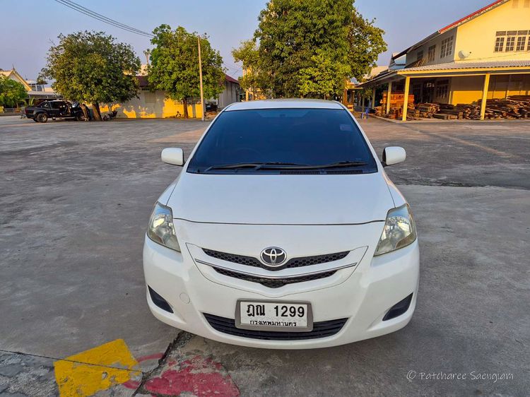 Toyota Vios 2010 1.5 J Sedan เบนซิน ไม่ติดแก๊ส เกียร์อัตโนมัติ ขาว