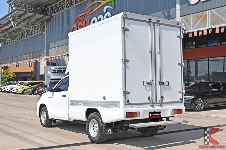 Toyota Hilux Revo 2021 2.4 Entry Pickup ดีเซล ไม่ติดแก๊ส เกียร์ธรรมดา ขาว รูปที่ 3