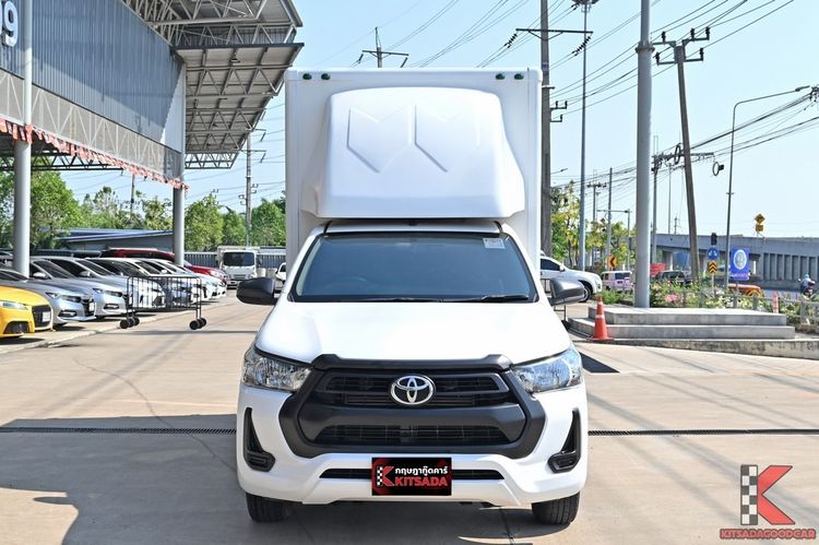 Toyota Hilux Revo 2021 2.4 Entry Pickup ดีเซล ไม่ติดแก๊ส เกียร์ธรรมดา ขาว รูปที่ 2