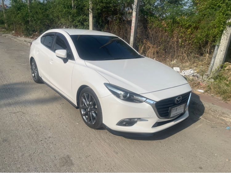 Mazda Mazda3 2018 2.0 C Sedan เบนซิน ไม่ติดแก๊ส เกียร์อัตโนมัติ ขาว รูปที่ 3