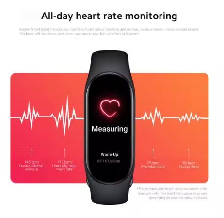 Xiaomi Smart Band 7(Black) สมาร์ทวอทช์ จอ 1.62" รูปที่ 7