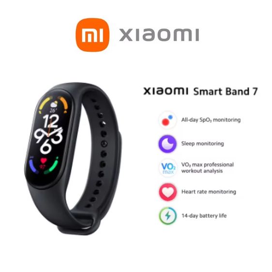 Xiaomi Smart Band 7(Black) สมาร์ทวอทช์ จอ 1.62" รูปที่ 4