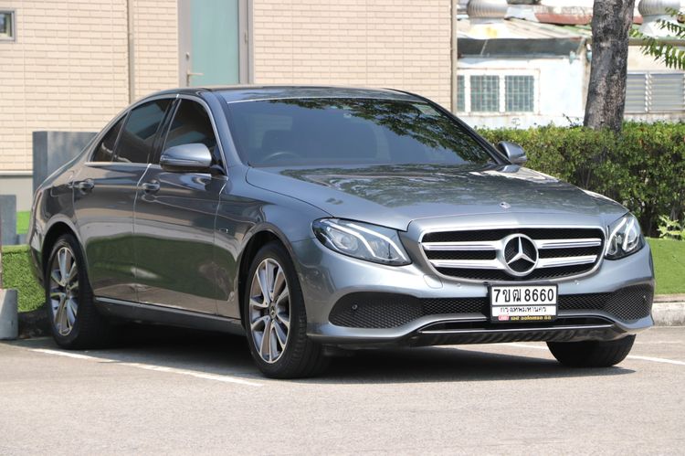 Mercedes-Benz E-Class 2020 E300e Sedan ปลั๊กอินไฮบริด (PHEV) ไม่ติดแก๊ส เกียร์อัตโนมัติ เทา รูปที่ 3