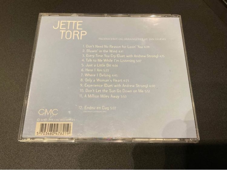 ขายแผ่นซีดีเพลงร้องค่าย B and O Bang and Olufsen  Jette Torp Here I Am BO edition CD ส่งฟรี รูปที่ 2