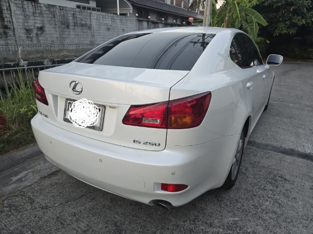 Lexus IS250 2008 2.5 Luxury Sedan เบนซิน ไม่ติดแก๊ส เกียร์อัตโนมัติ ขาว รูปที่ 4
