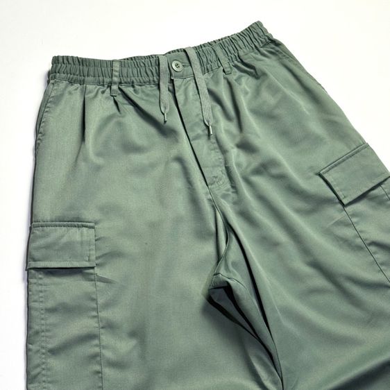 กางเกงขายาวคาร์โก้สีเขียว แบรนด์ MONO-MART เอว 30-32 รูปที่ 2