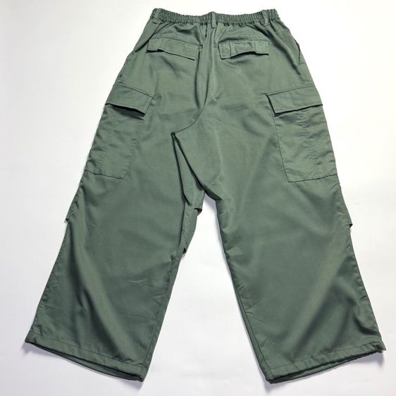 กางเกงขายาวคาร์โก้สีเขียว แบรนด์ MONO-MART เอว 30-32 รูปที่ 5