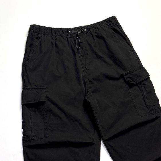 กางเกงขายาวคาร์โก้สีดำ แบรนด์ ZARA เอว 34-38 รูปที่ 2