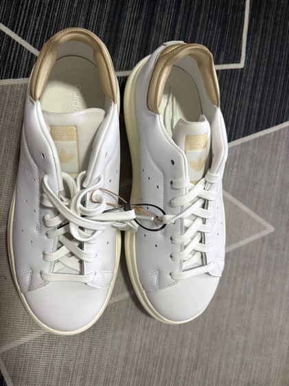 รองเท้าผ้าใบ ขาว หนังสังเคราะห์ UK 7.5 | EU 41 1/3 | US 9 รองเท้า adidas 