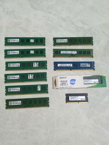 ซอฟแวร์ ขายRam PC Transcend ddr3 4g ,Ram NB Apacer ddr4 8g