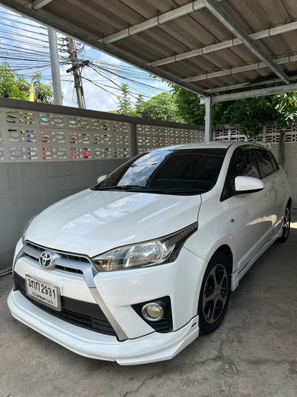 Toyota Yaris 2014 1.2 E Sedan เบนซิน ไม่ติดแก๊ส เกียร์อัตโนมัติ ขาว รูปที่ 3