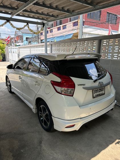 Toyota Yaris 2014 1.2 E Sedan เบนซิน ไม่ติดแก๊ส เกียร์อัตโนมัติ ขาว รูปที่ 3