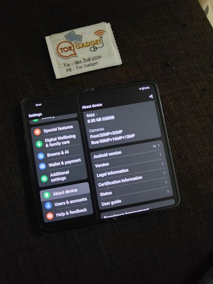 Rare item OPPO find n Fold  มีตำหนิอ่านก่อน รูปที่ 5