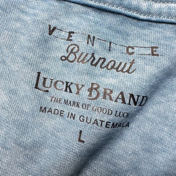 เสื้อยืด Lucky Brand​ ผ้านิ่ม ใหม่มาก Size L​ รูปที่ 6