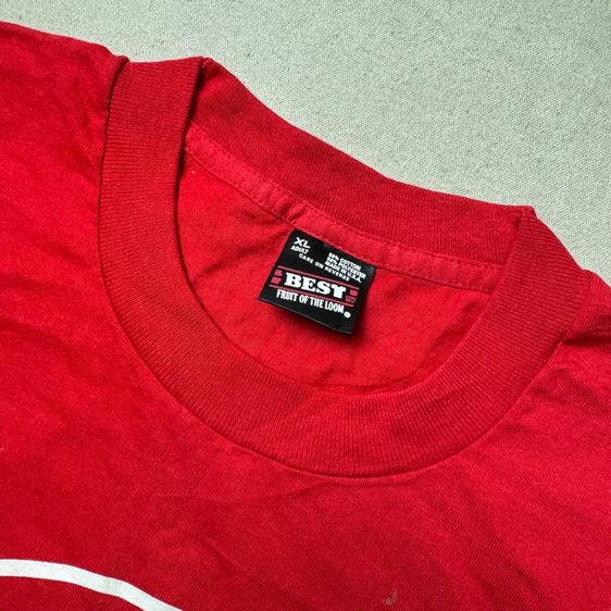 เสื้อยืด 90s ผ้าบาง Fruit​ of​ the​ Loom ใหม่มือหนึ่ง​ Size XL รูปที่ 6