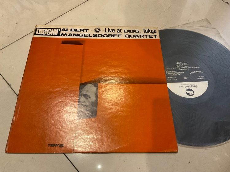 ขายแผ่นเสียงค่ายดัง Three Blind Mice 1st press  Albert Mangelsdorff Quartet   DigginLive At Dug Tokyo LP record Vinyl ส่งฟรี