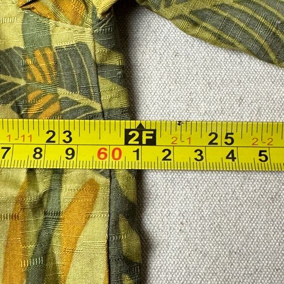 เสื้อฮาวายลายดอก​ Tommy Bahama ผ้า 100 Silk กระเป๋า​ต่อลาย Size M รูปที่ 10