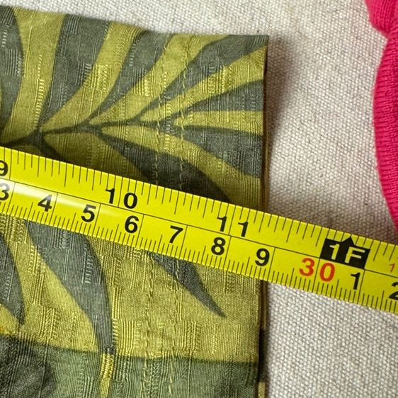 เสื้อฮาวายลายดอก​ Tommy Bahama ผ้า 100 Silk กระเป๋า​ต่อลาย Size M รูปที่ 12