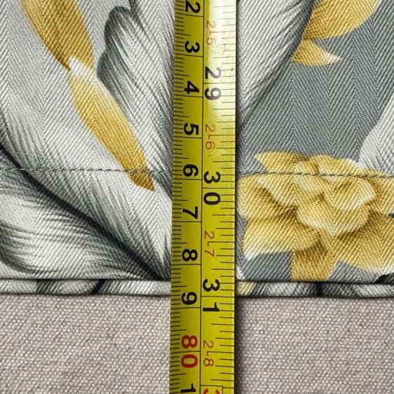 เสื้อฮาวายลายดอก​ Tommy Bahama ผ้า 100 Silk กระเป๋า​ต่อลาย Size L รูปที่ 10