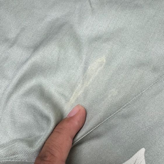 เสื้อฮาวายลายดอก​ Tommy Bahama ผ้า 100 Silk กระเป๋า​ต่อลาย Size L รูปที่ 7