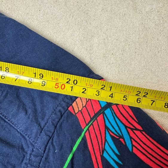 เสื้อฮาวายลายดอก​ Lands’END​ ผ้า Cotton​ ใส่สบาย Size xl รูปที่ 12