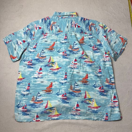 เสื้อฮาวายลายดอก​ Island Republic ผ้า Rayon Cotton Size XL​ รูปที่ 9